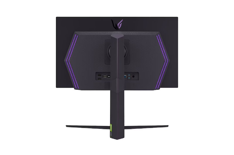 Vista trasera Monitor Gamer UltraGear OLED de 27''